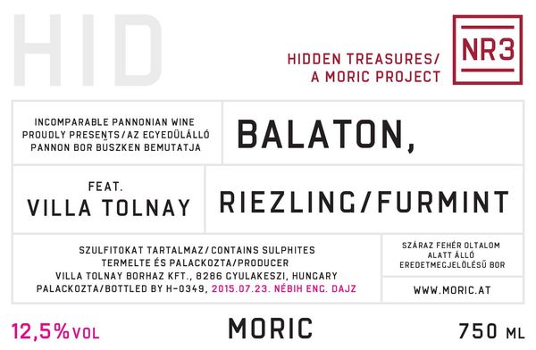 2019 Moric Hidden Treasures NR3 Riezling / Furmint
