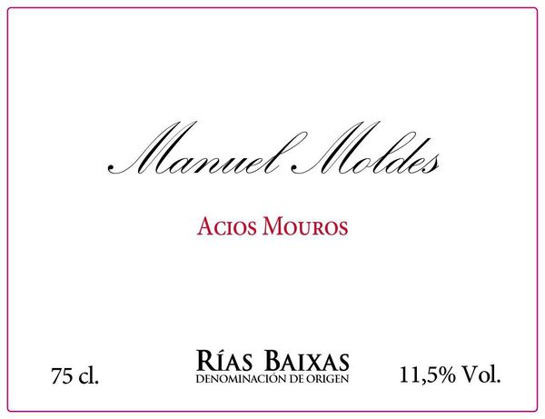 2019 Manuel Moldes Rias Baixas Acios Mouros
