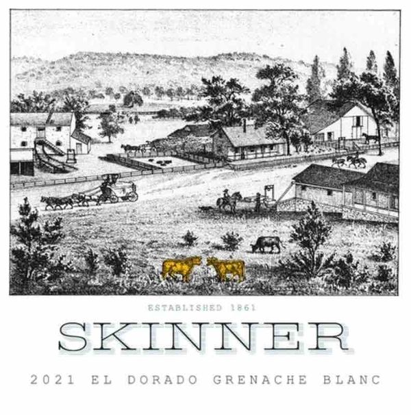 2021 Skinner Vineyards El Dorado Grenache Blanc
