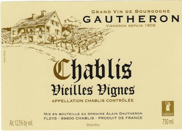 2021 Domaine Alain et Cyril Gautheron Chablis Vieilles Vignes