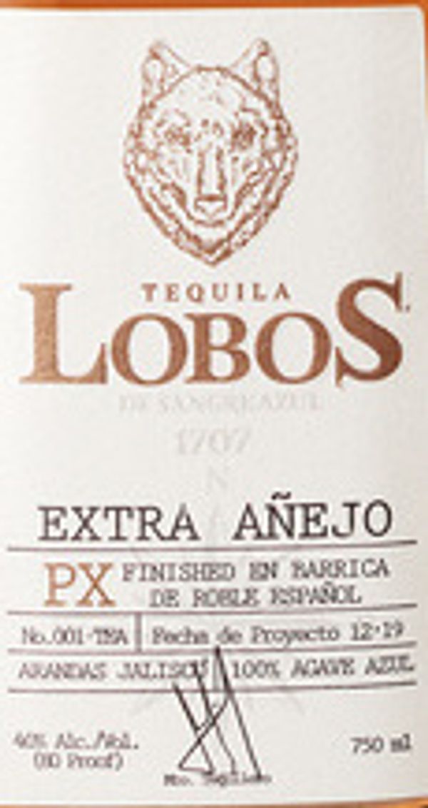 Tequila Lobos 1707 Tequila Extra Añejo