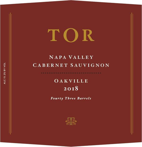 2018 TOR Oakville Cabernet Sauvignon