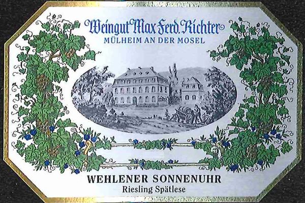 2021 Weingut Max Ferd. Richter Wehlener Sonnenuhr Riesling Spätlese