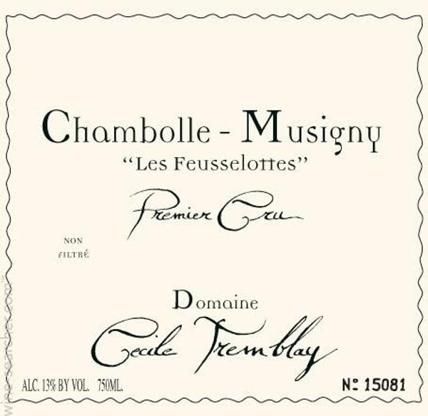 2008 Domaine Cécile Tremblay Chambolle-Musigny Les Feusselottes
