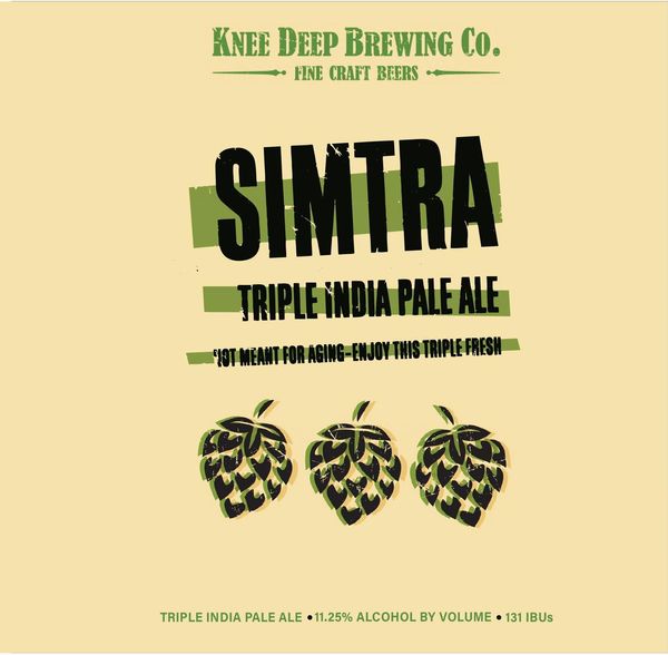 Knee Deep Brewing Company Simtra Triple India Pale Ale