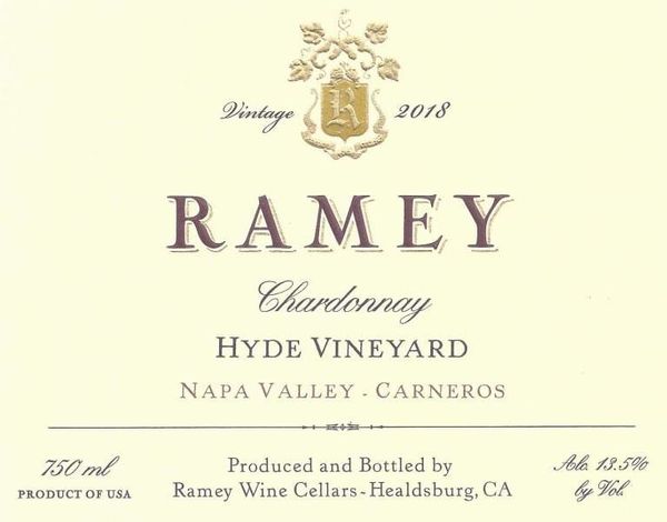 2020 Ramey Wine Cellars Hyde Vineyard Chardonnay