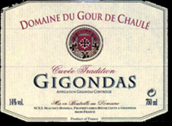 2019 Domaine du Gour de Chaulé Gigondas Cuvée Tradition