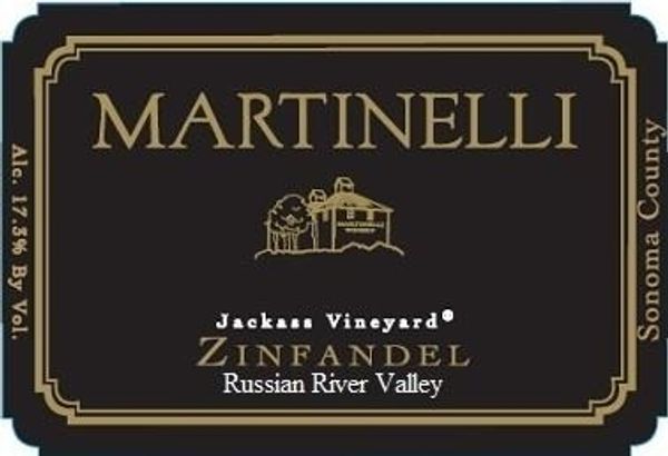 2014 Martinelli Jackass Vineyard Zinfandel