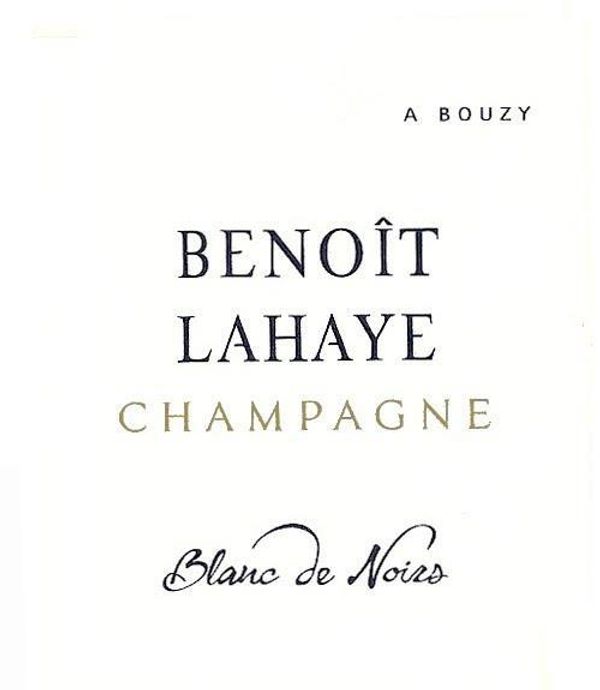 Benoit Lahaye Champagne Blanc de Noirs Brut