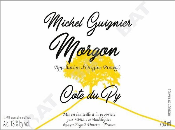 2021 Michel Guignier Morgon Cote du Py