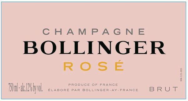 Bollinger Champagne Brut Rosé