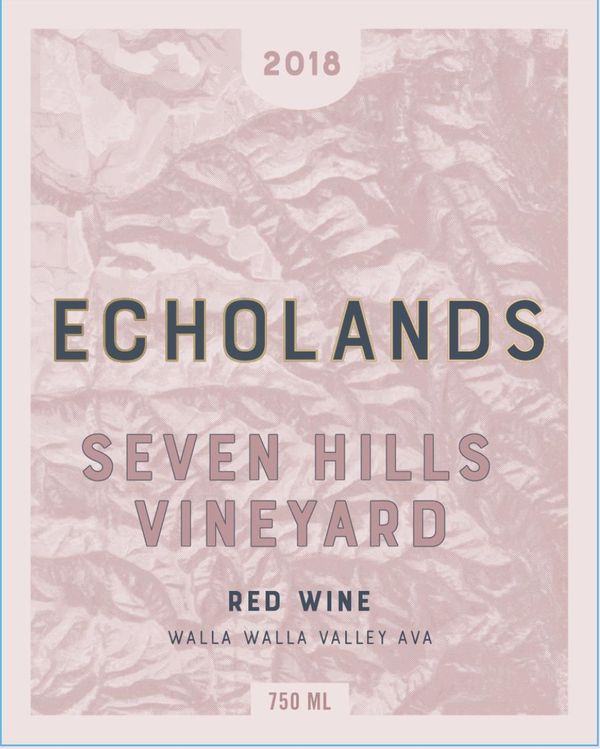 2018 Echolands Seven Hills Vineyard Red Wine