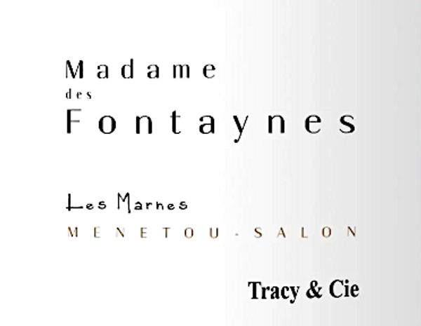 2020 Château de Tracy Madame des Fontaynes Les Marnes Menetou-Salon