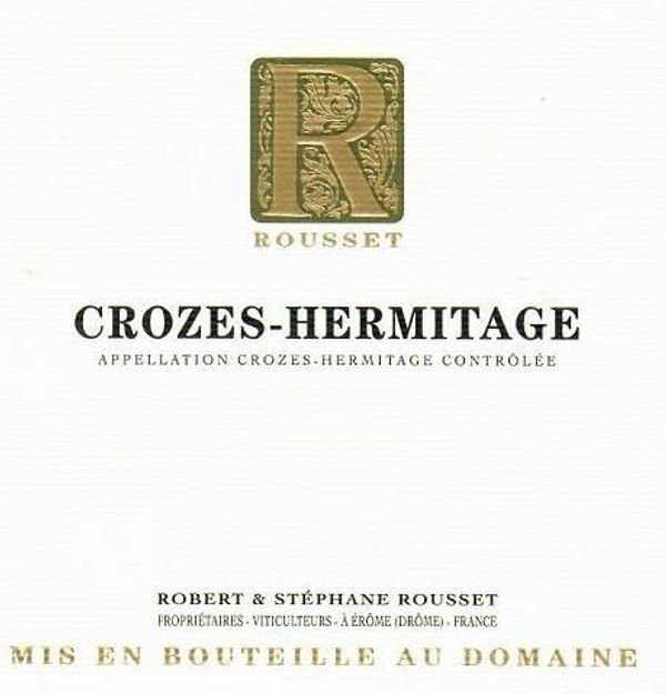 2020 Robert & Stéphane Rousset Crozes-Hermitage Blanc