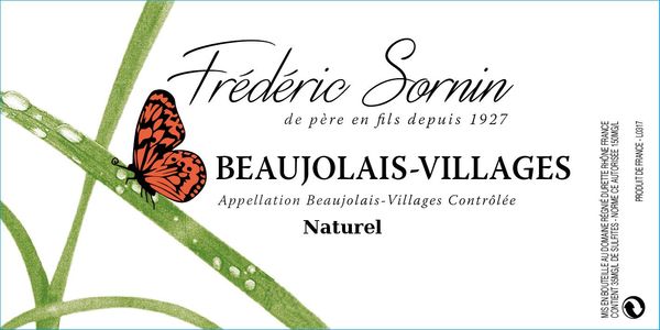 2020 Frederic Sornin Beaujolais-Villages Naturel