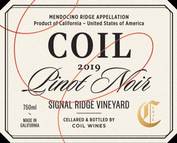 2019 Coil Signal Ridge Vineyard Pinot Noir
