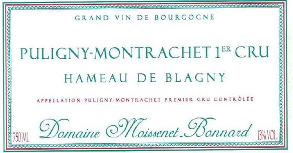 2020 Domaine Moissenet-Bonnard Puligny-Montrachet Hameau-de-Blagny