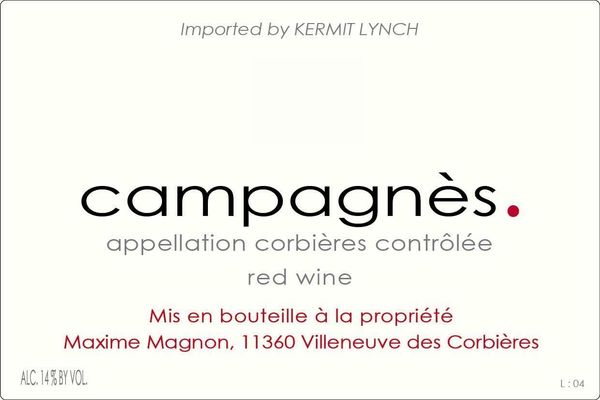 2019 Maxime Magnon Campagnès Corbières