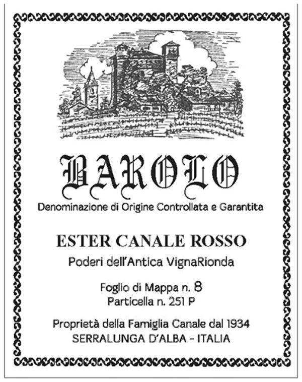 2015 Giovanni Rosso Ester Canale Rosso Barolo