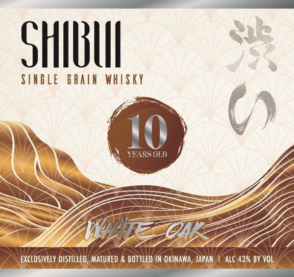 Shibui Single Grain 10 Year White Oak Japanese Whisky