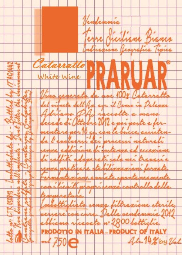 2019 Il Censo Praruar Catarratto
