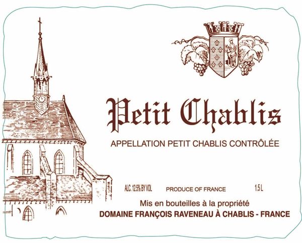 2020 Domaine Raveneau Petit Chablis