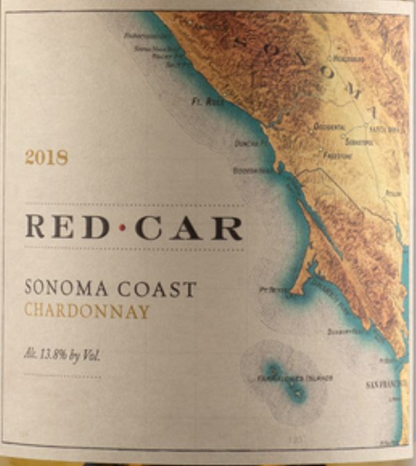 2019 Red Car Wine Company Sonoma Coast Chardonnay