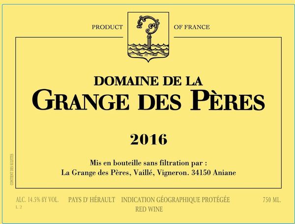 2016 Domaine de la Grange des Pères Rouge