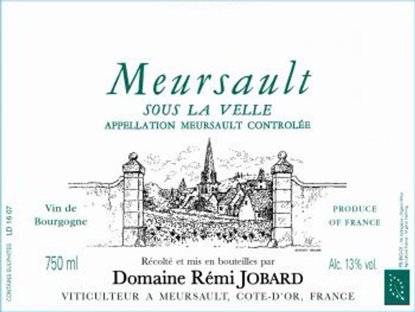 2020 Domaine Remi Jobard Meursault Sous La Velle
