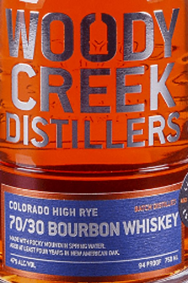 Woody Creek Distillers Colorado High Rye Bourbon Whiskey