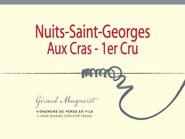 2020 Domaine Gérard Mugneret Nuits-St-Georges Aux Cras