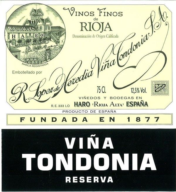2011 López de Heredia Viña Tondonia Rioja Reserva