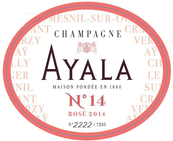 2014 Ayala Champagne Brut Rosé No.14