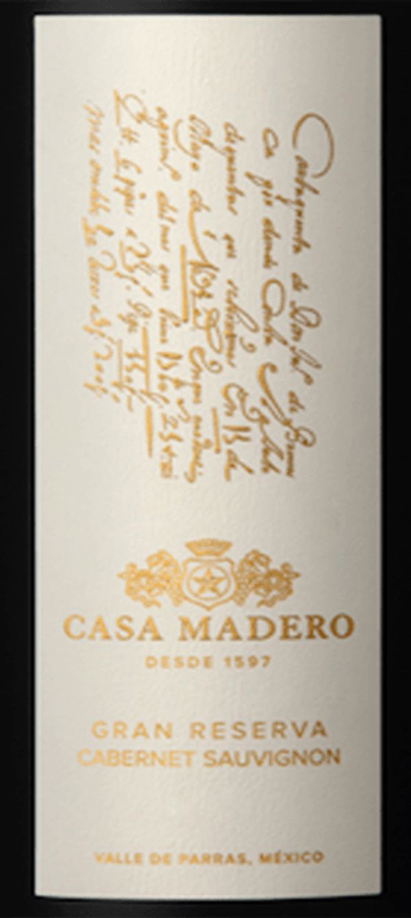 2019 Casa Madero Gran Reserva Cabernet Sauvignon