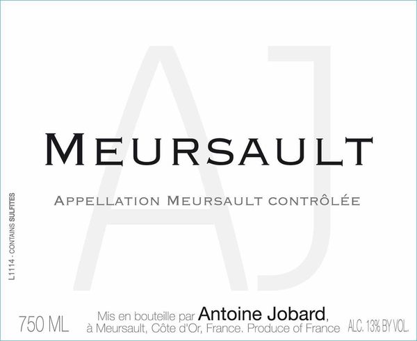 2020 Domaine Antoine Jobard Meursault