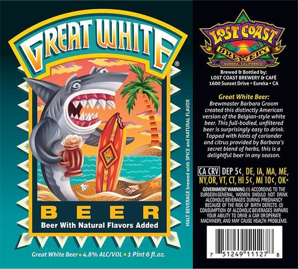 Lost Coast Brewery Great White