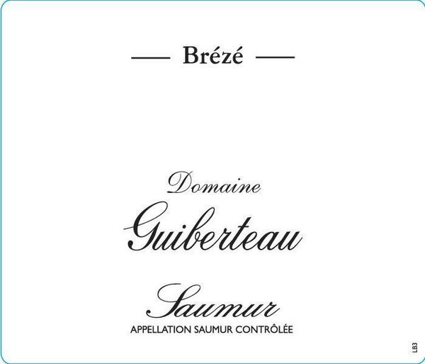 2015 Domaine Guiberteau Saumur Blanc Brézé
