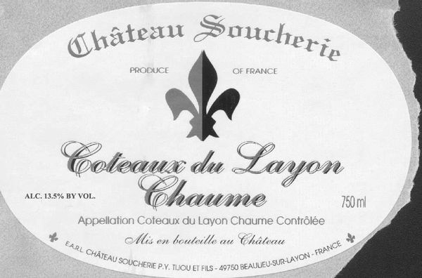 1985 Château Soucherie Quarts de Chaume