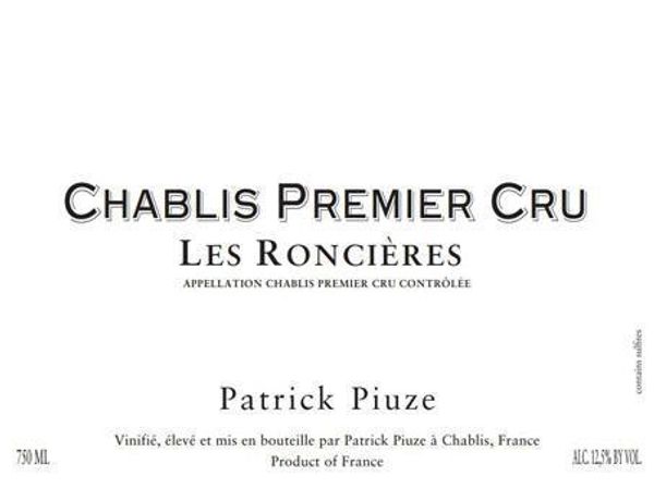 2019 Patrick Piuze Chablis Les Roncières