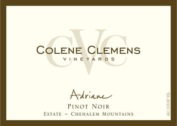 2018 Colene Clemens Vineyards Adriane Pinot Noir