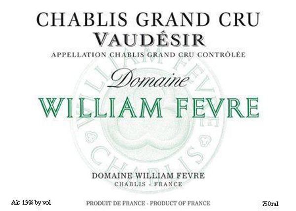 2020 Domaine William Fèvre Chablis Vaudésir
