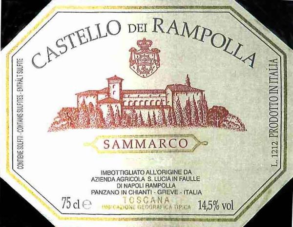 2018 Castello dei Rampolla Sammarco