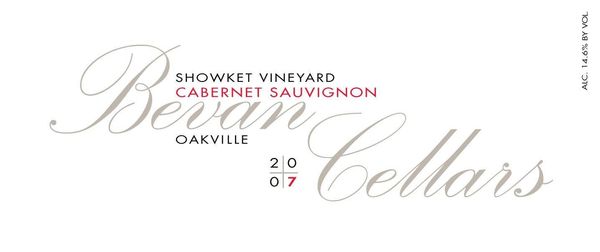 2007 Bevan Cellars Mae's Cuvée Showket Vineyard Cabernet Sauvignon