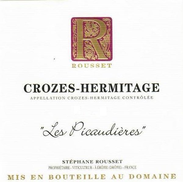 2019 Domaine Rousset Crozes-Hermitage Les Picaudières