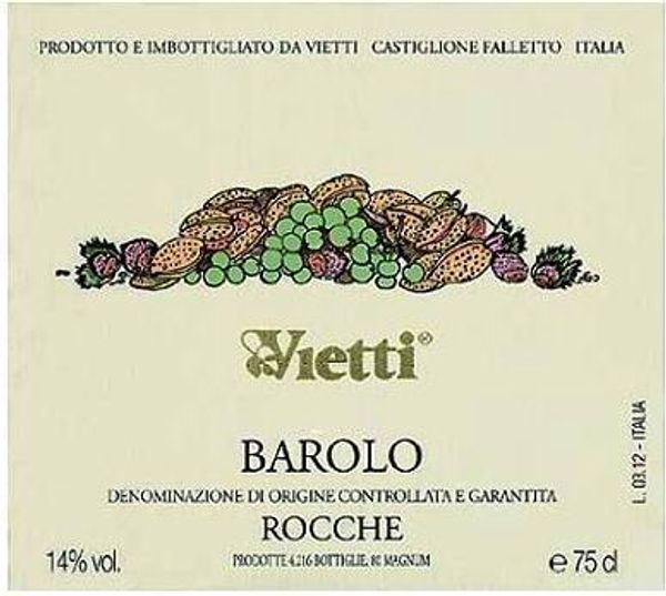 2019 Vietti Barolo Rocche