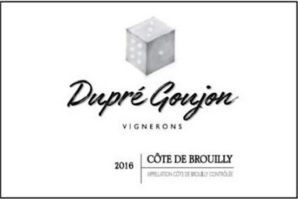 2016 Domaine Dupré-Goujon '6-3-1' Côte de Brouilly