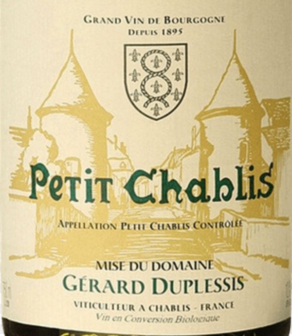 2019 Gérard Duplessis Petit Chablis