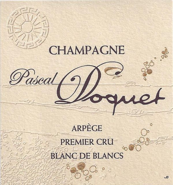 Pascal Doquet Champagne Arpège Blanc de Blancs Extra Brut