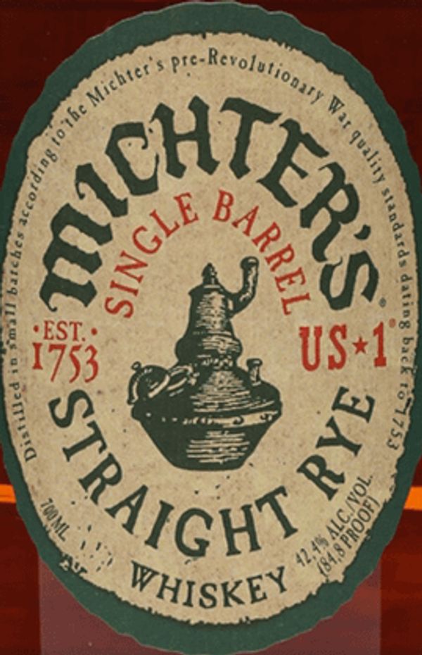 Michter's Single Barrel Straight Rye Whiskey