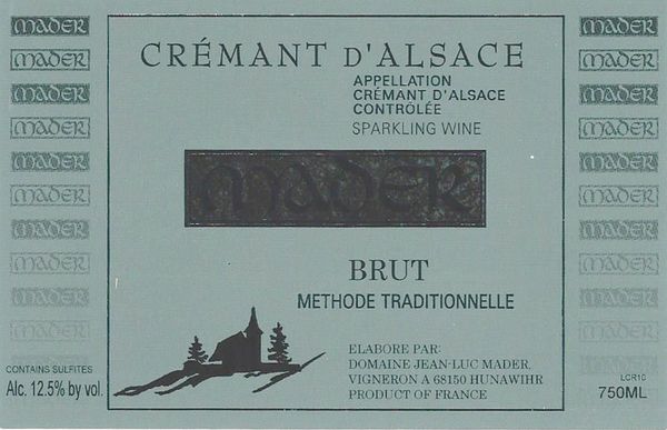 Domaine Jean-Luc Mader Crémant d'Alsace